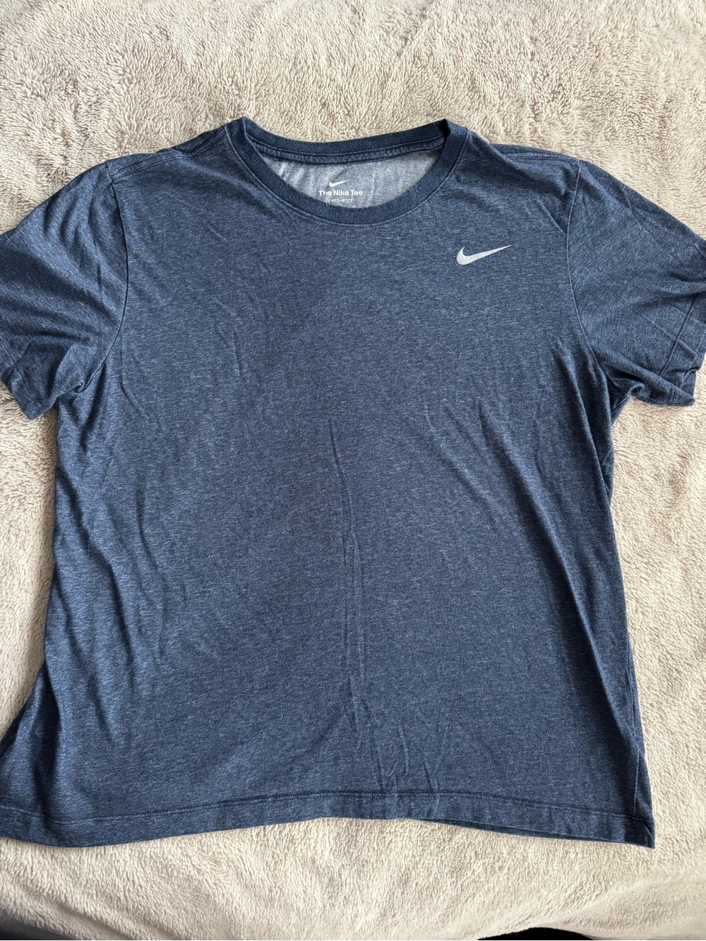 Nike Heather Navy Blue Dri-FIT T-shirt